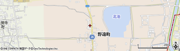 大阪府堺市北区野遠町389周辺の地図