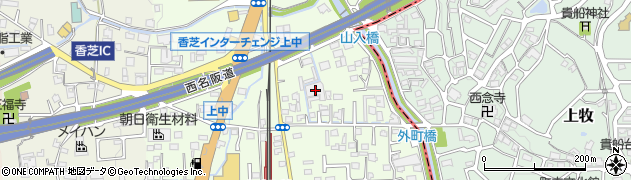 奈良県香芝市上中479周辺の地図