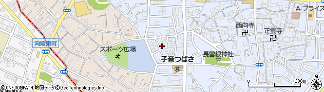 長曽根辰池公園周辺の地図