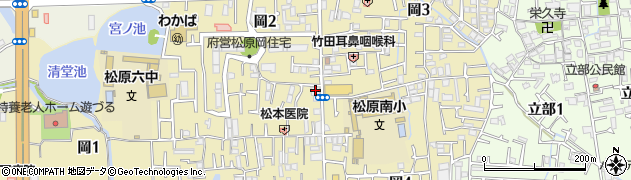 大阪信用金庫松原支店周辺の地図