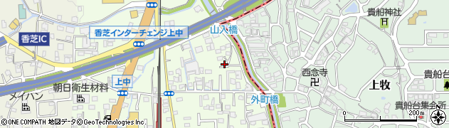 奈良県香芝市上中503周辺の地図