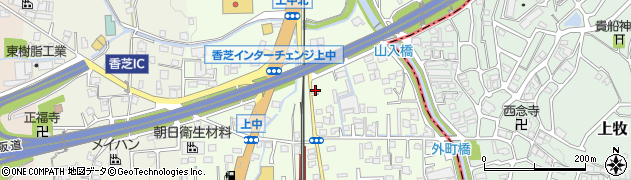 奈良県香芝市上中490周辺の地図