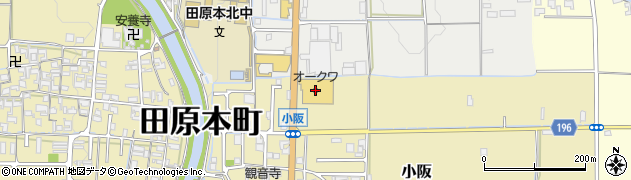 オークワ田原本店周辺の地図