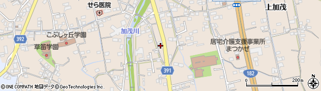 広島県福山市加茂町下加茂257周辺の地図