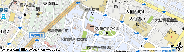 堺協和郵便局周辺の地図