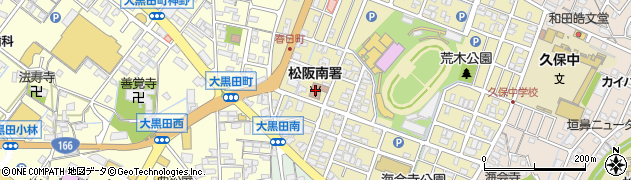 松阪地区広域消防組合松阪南消防署周辺の地図