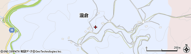 奈良県桜井市瀧倉周辺の地図