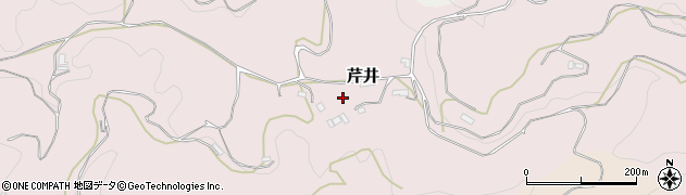 奈良県桜井市芹井周辺の地図