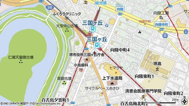 〒591-8031 大阪府堺市北区百舌鳥梅北町の地図