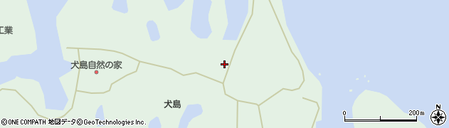 岡山県岡山市東区犬島314周辺の地図