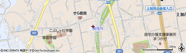 広島県福山市加茂町下加茂448周辺の地図