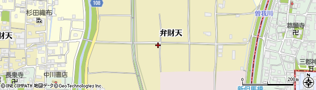 奈良県広陵町（北葛城郡）弁財天周辺の地図