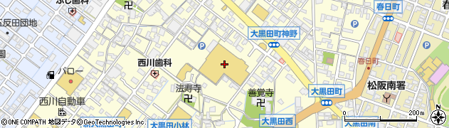 コメリホームセンター松阪店ペットセンター周辺の地図