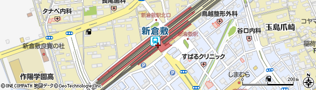 新倉敷駅周辺の地図