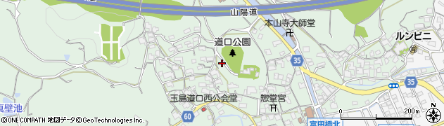 岡山県倉敷市玉島道口周辺の地図