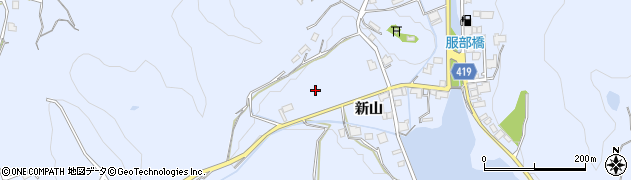 広島県福山市駅家町（新山）周辺の地図