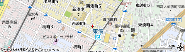 堺地区　更生保護サポートセンター周辺の地図