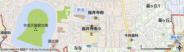 藤井寺市立藤井寺南小学校周辺の地図
