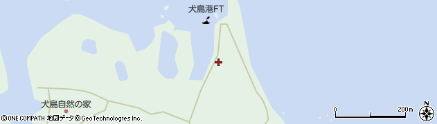 岡山県岡山市東区犬島322周辺の地図
