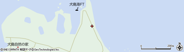 岡山県岡山市東区犬島327周辺の地図