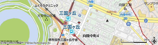 大阪信用金庫三国ヶ丘支店周辺の地図