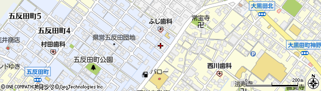 セリア松阪五反田店周辺の地図
