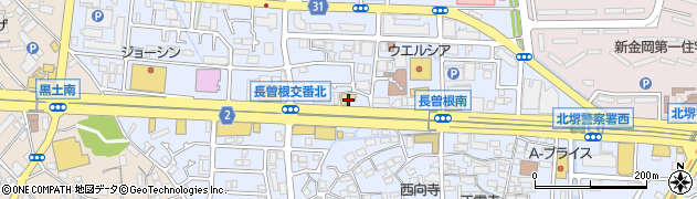 餃子の王将　中環金岡店周辺の地図