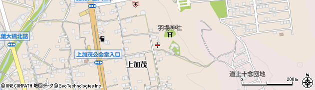 広島県福山市加茂町上加茂周辺の地図