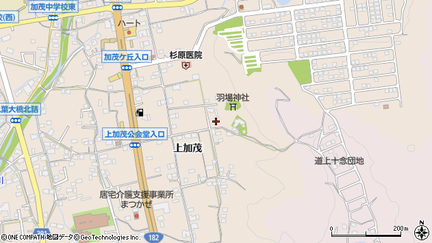 〒720-2419 広島県福山市加茂町上加茂の地図