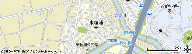 岡山県倉敷市東粒浦周辺の地図
