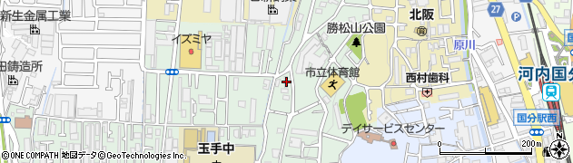 大阪有機化学工業株式会社　玉手寮周辺の地図