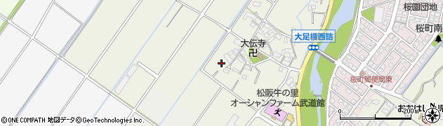 三重県松阪市大足町305周辺の地図