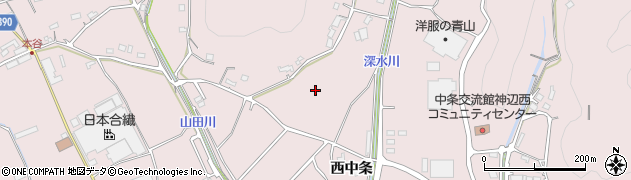 広島県福山市神辺町周辺の地図