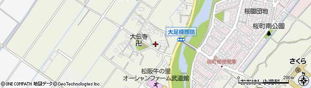 三重県松阪市大足町294周辺の地図