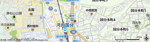 日本経済新聞国分販売所周辺の地図