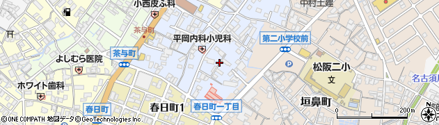 三重県松阪市南町周辺の地図