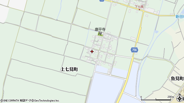 〒515-0201 三重県松阪市上七見町の地図