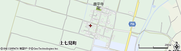 三重県松阪市上七見町周辺の地図