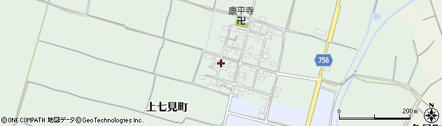 三重県松阪市上七見町周辺の地図