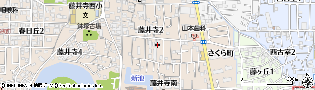 パテオ藤井寺周辺の地図