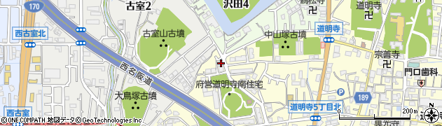府営藤井寺道明寺住宅周辺の地図