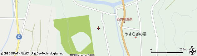 島根県益田市匹見町匹見正下地周辺の地図