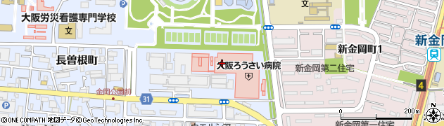 大阪府立　羽曳野支援学校・大阪労災病院分教室周辺の地図