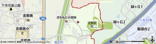 奈良県香芝市上中573周辺の地図