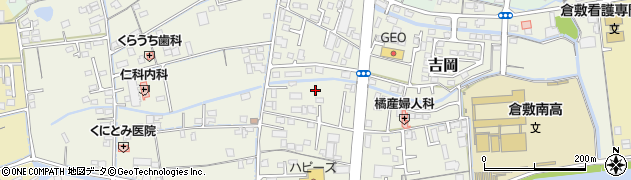 岡山県倉敷市吉岡周辺の地図