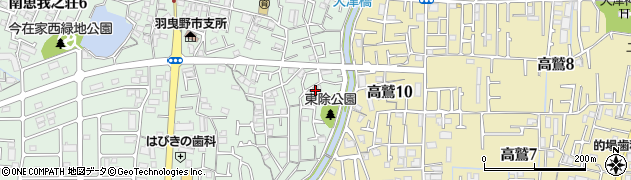 和園周辺の地図