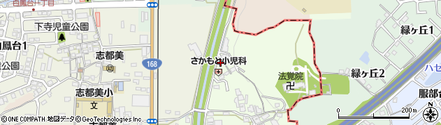 奈良県香芝市上中544周辺の地図