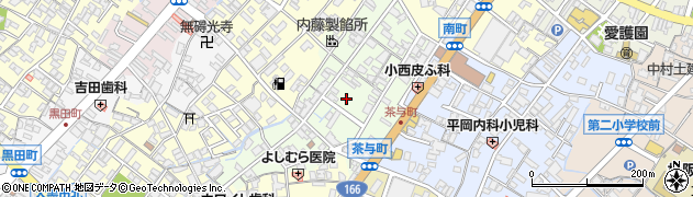 三重県松阪市茶与町周辺の地図