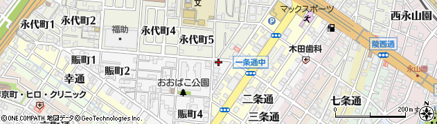 ねぼけ堂　賑町店周辺の地図
