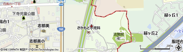 奈良県香芝市上中546周辺の地図